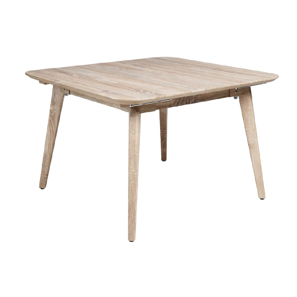**Nowoczesny stół kwadratowy z drewna – minimalistyczny design**